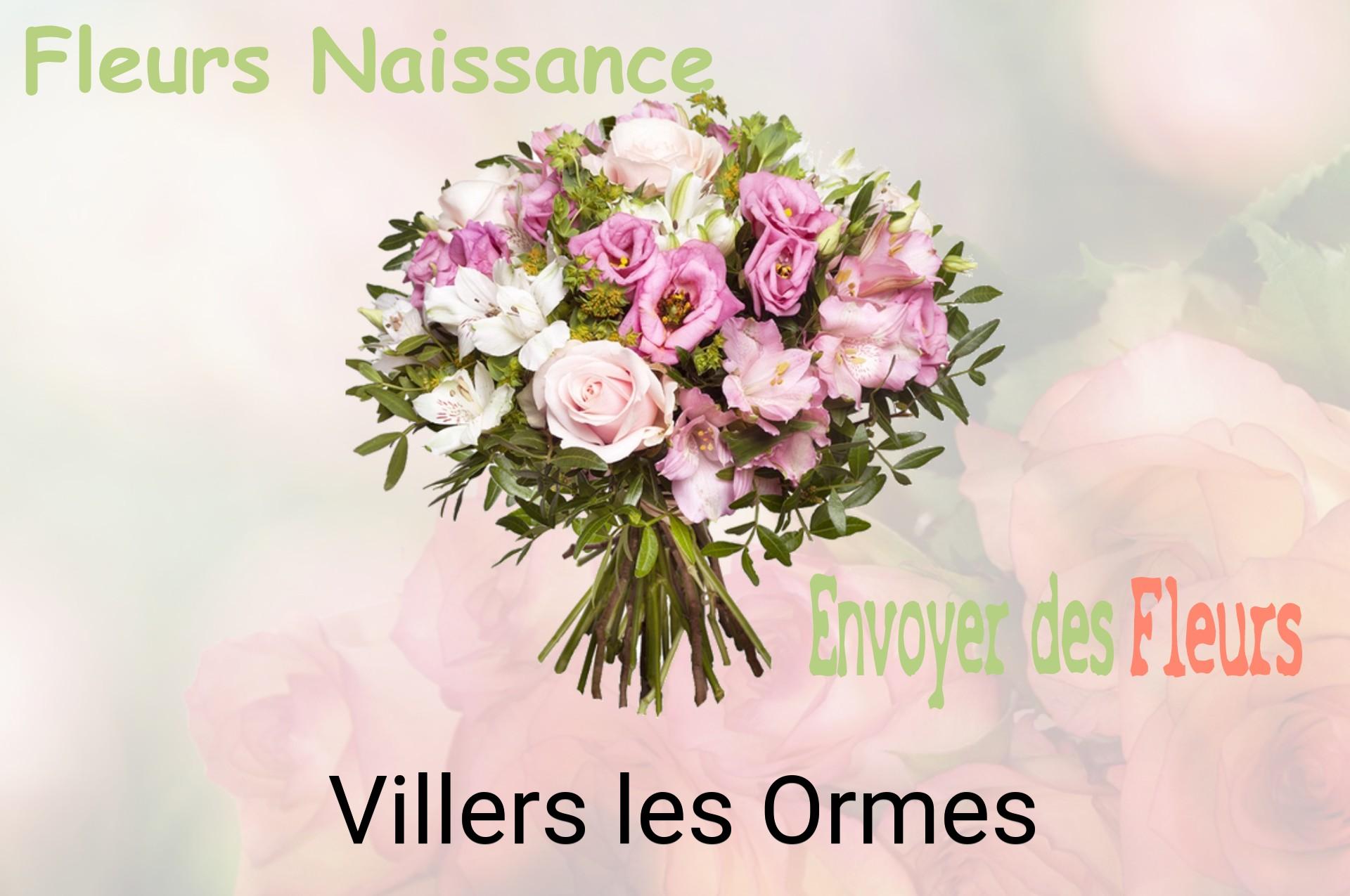 Bouquet de fleurs de naissance livré à Villers-les-Ormes